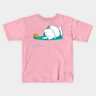 Lazy Cat (Playtime) Kids T-Shirt